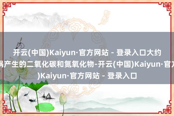 开云(中国)Kaiyun·官方网站 - 登录入口大约盛大减少工业汽锅产生的二氧化碳和氮氧化物-开云(中国)Kaiyun·官方网站 - 登录入口