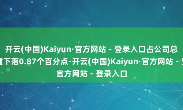 开云(中国)Kaiyun·官方网站 - 登录入口占公司总财富比重下落0.87个百分点-开云(中国)Kaiyun·官方网站 - 登录入口